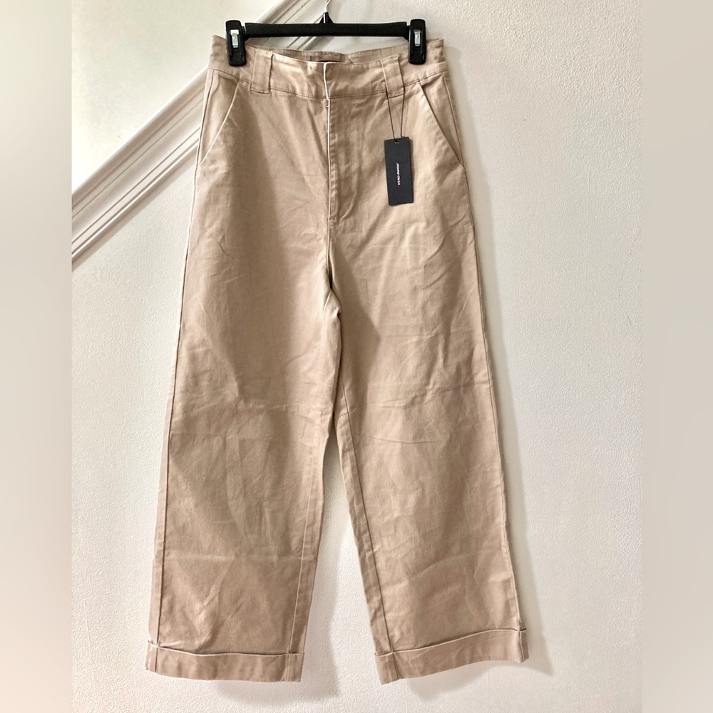 NWT High Rise Wide Leg Pants size M